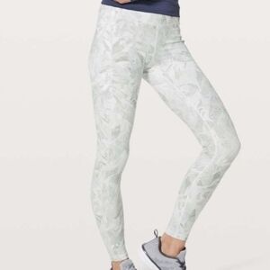 Lululemon Speed Up Tight Jasmine White Multi